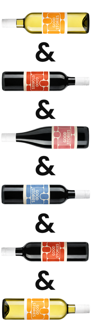 Good Stories Set – Eine erfrischende Auswahl an lebendigen Weinen vom Weingut Hareter für gesellige Momente.